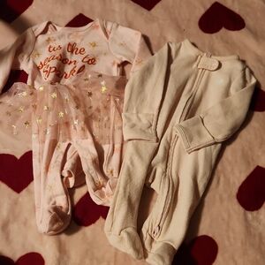 Pink Baby One Piece Set